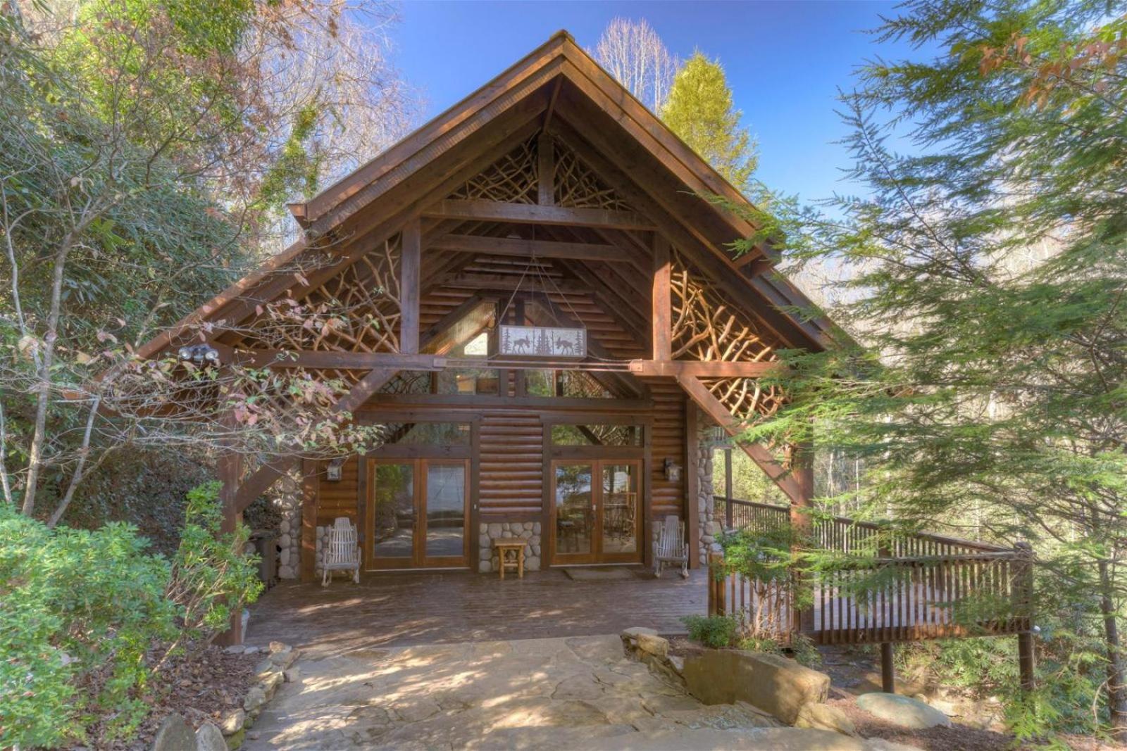 Rushing Waters - Creekside Cabin In North Ga Blue Ridge Exteriör bild